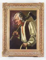 E. Stephan 1877-1958, Portrait d'un vieux bûcheron et autres