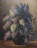 Konrath Schramm 1899-1978, nature morte florale