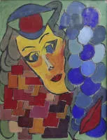 Artiste inconnu du 20e s., Femme au chapeau