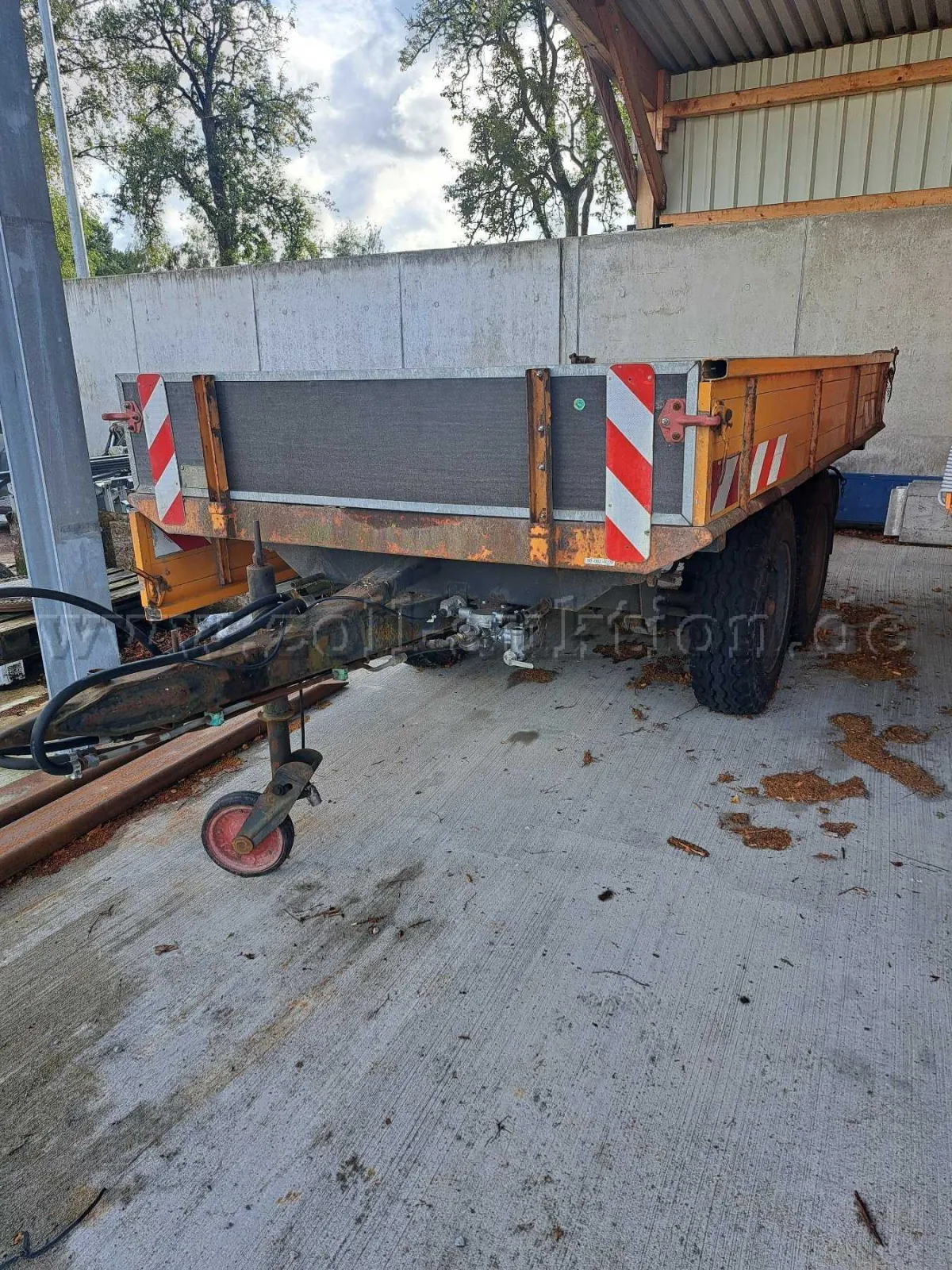 1 Müller Mitteltal EDU-TA tandemtipphenger (Unimog-henger)