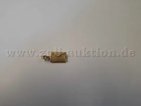 Złoty wisiorek w kształcie koperty – złoto 585