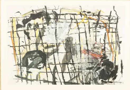 KARIN WITTE (1939-2025). Composición abstracta.