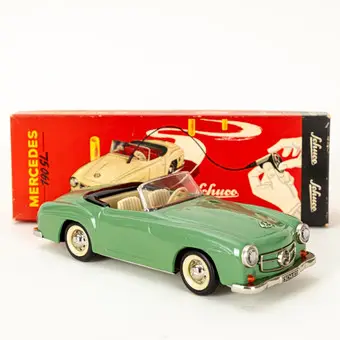 SCHUCO. Mercedes 190 SL, 2095-ös modell, eredeti dobozban, Nürnberg.