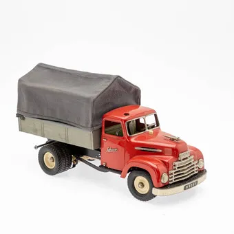 SCHUCO, építőipari teherautó / tehergépkocsi 6065, 1950-es–1960-as évek.