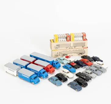 LEGO SYSTEM. Colección de coches y camiones, escala HO, 1962-1963 y desde 1964 (29).