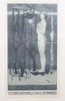 Guido BALSAMO STELLA (1882-1941), Molly Specht-Ammann (1911) ex libris, rézkarc, jól keretezve/üveg, kerettel 39,5 x 26 cm