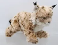 Hiúz, Teddy Hermann, jó állapotban, kb. 24 cm magas