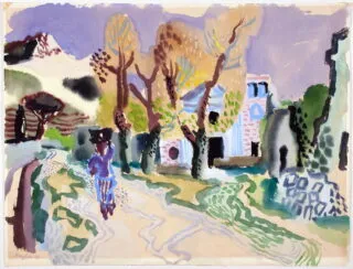 Eduard Bargheer. Utca Ischián. 1942