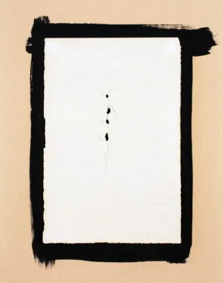 Lucio Fontana. Cím nélkül. 1965