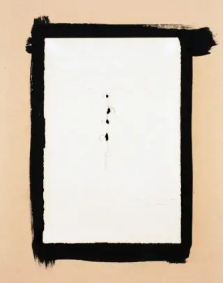 Lucio Fontana. Cím nélkül. 1965
