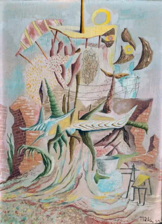 Heinz Trökes。岩石景观。1947