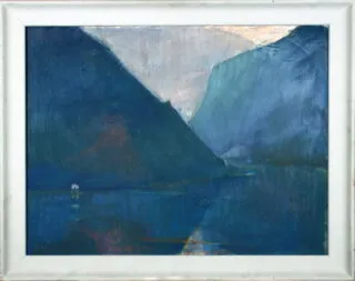 Charlotte Voss. Gandria. Luganói-tó. 1975