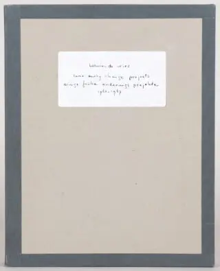 Herman de Vries. some early change projects. einige frü…