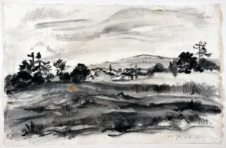 Karl Peter Röhl. Széles táj. 1925