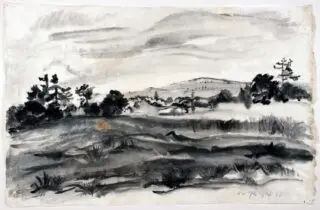 Karl Peter Röhl. Széles táj. 1925