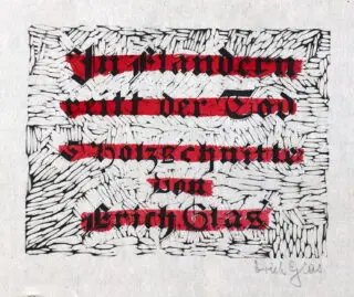 Bauhaus – Erich Glas. In Flandern reit’t der Tod. 1919