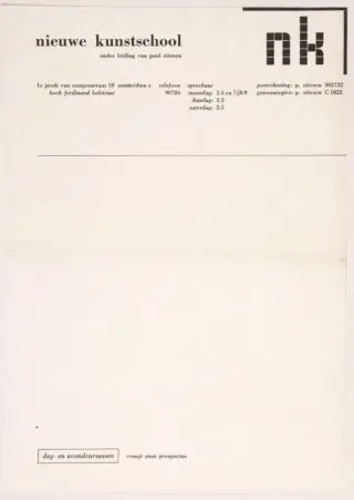 Hajo Rose. Nieuwe Kunstschool. 1934
