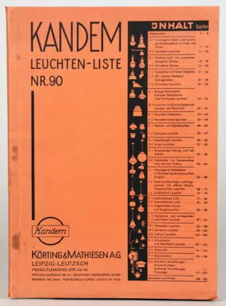 Bauhaus – Marianne Brandt. Kandem. 1937