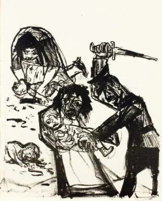 Otto Dix. Máté evangéliuma. 1960