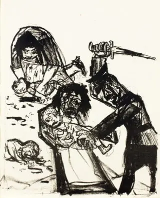 Otto Dix. Máté evangéliuma. 1960