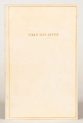 Hermann Hesse. Az öregségről. 1954