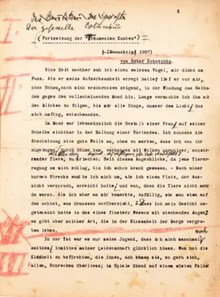 Oskar Kokoschka. A megkötözött Kolumbusz / A tudat…