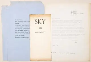 Ron Padgett. Sky. 1966