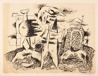 Willi Baumeister. Graphische Figurationen. 1946