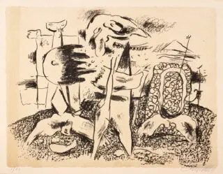 Willi Baumeister. Graphische Figurationen. 1946