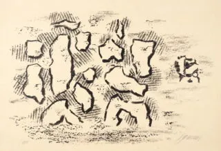 Willi Baumeister. Sumér legendák. 1947