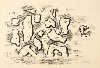 Willi Baumeister. Sumér legendák. 1947