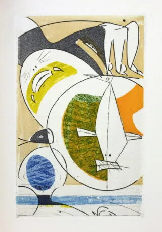 Max Ernst – Antonin Artaud. Galapagos. 1955