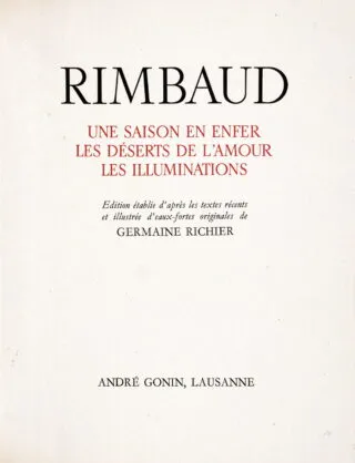 Germaine Richier – [Arthur] Rimbaud. Une sasion en enf…