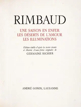 Germaine Richier – [Arthur] Rimbaud. Une sasion en enf…
