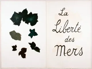 Georges Braque – Pierre Reverdy. La Liberté des Mers. …
