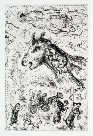 Marc Chagall – Jerzy Ficowski. Lettre a Marc Chagall. …