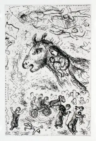 Marc Chagall – Jerzy Ficowski. Lettre a Marc Chagall. …