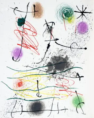 Joan Miró. Quelques fleurs pour des amis. 1964