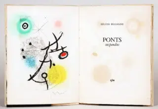 Joan Miró – Hélène Prigogine. Ponts suspendus. 1964