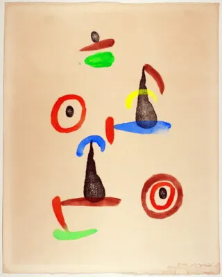 Joan Miró – Claude Simon. Femmes. 1965