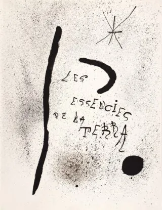 Joan Miró. Les essències de la terra per Miró. 1968