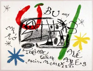 Joan Miró. Ubu aux Baléares. 1971