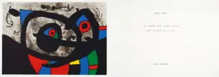 Joan Miró. Le lézard aux plumes d’or. 1971
