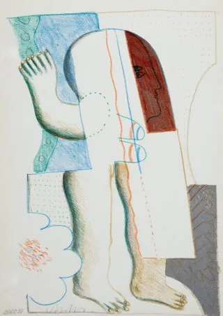 Horst Antes. Hatvanhárom ofszet. 1965