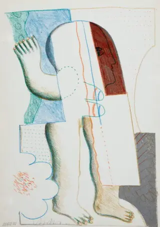 Horst Antes. Hatvanhárom ofszet. 1965