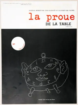 Alexander Calder. La proue de la table. 1967