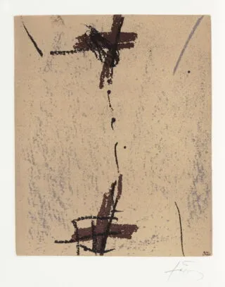 Antoni Tàpies – Jean Daive. Tàpies, répliquer. 1981