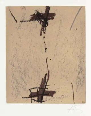 Antoni Tàpies – Jean Daive. Tàpies, répliquer. 1981