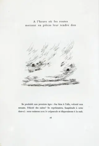 Joseph Sima – René Char. L’effroi la joie. 1971