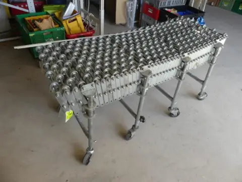 Fleksibel rulletransportør, uttrekkbar, mobil